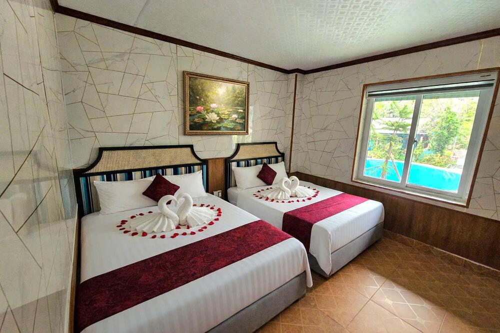 Phòng Deluxe twin 2 giường 1.6m
